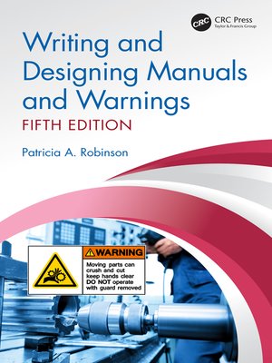 cover image of Writing and Designing Manuals and Warnings